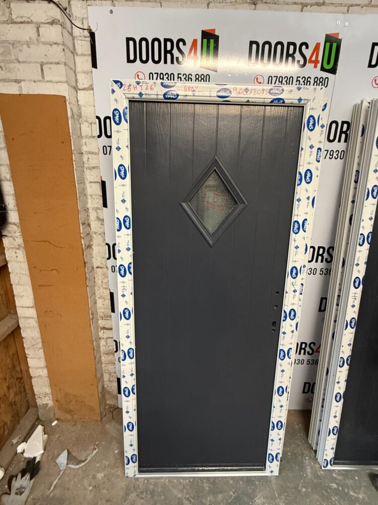 Anthracite Grey Composite Modern Door 900 x 2075 mm 26HJ26