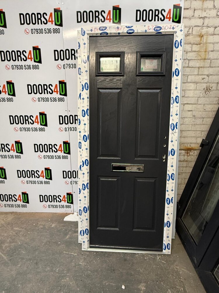 Anthracite Grey Composite Traditional Door 870 x 2080 mm 26HJ05