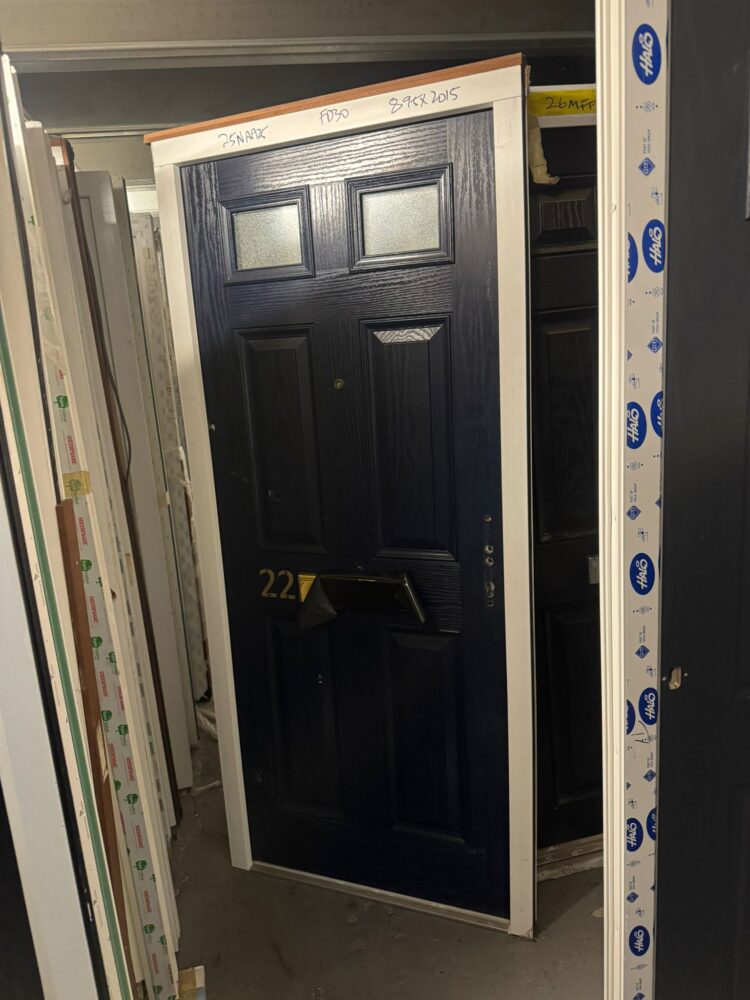 Navy Blue Composite Traditional FD30 Door 895 x 2015 mm 25NAA25