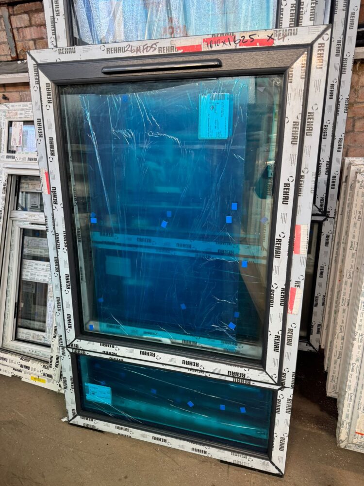 Anthracite Grey Upvc Window 1010 X 1625 mm 26MF05