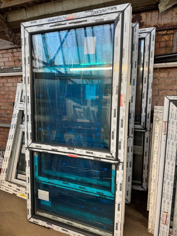 Anthracite Grey Upvc Window 1010 X 2030 mm 26MF04