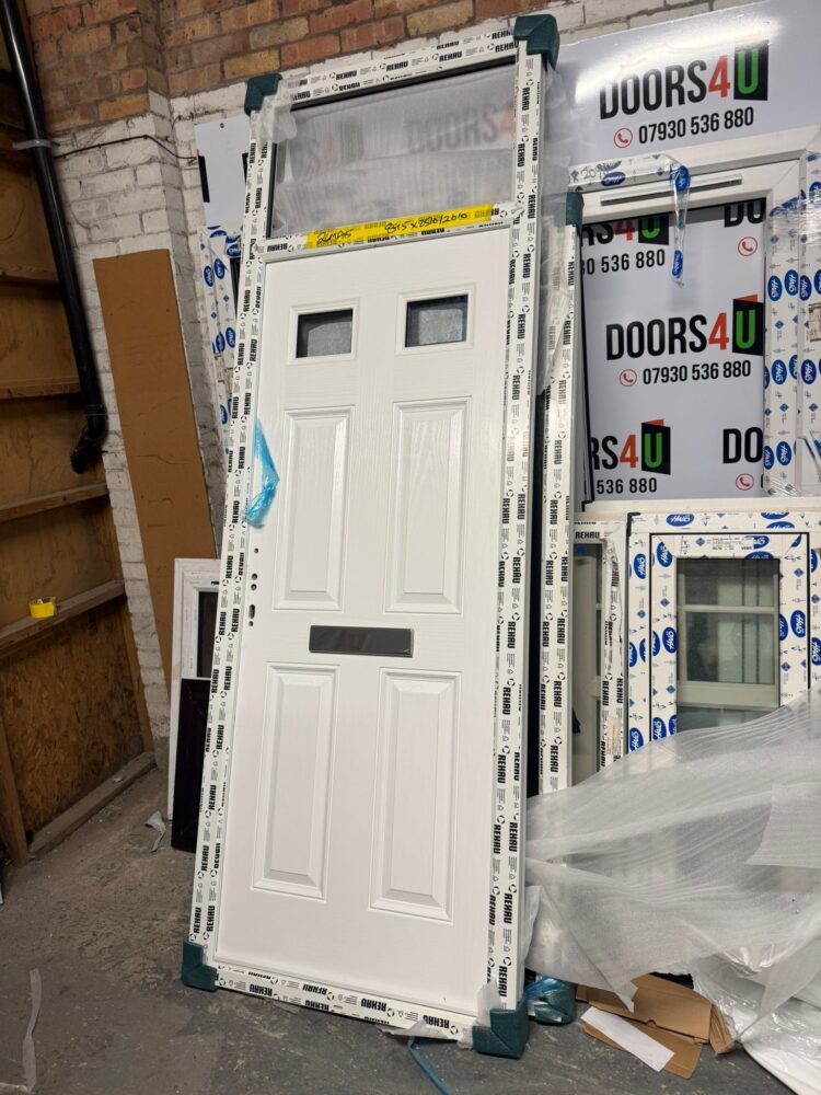 White Composite Traditional Door 895 x 2510/2610 mm 26MA15