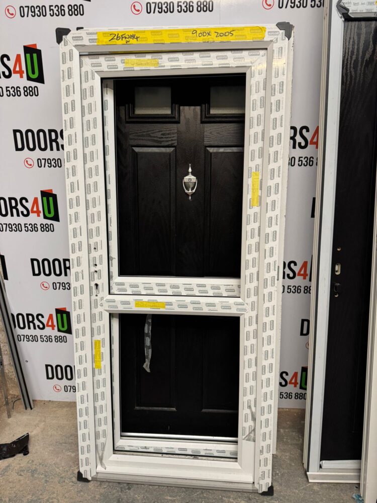 White Upvc Door 900 x 2005 mm 26FNW114