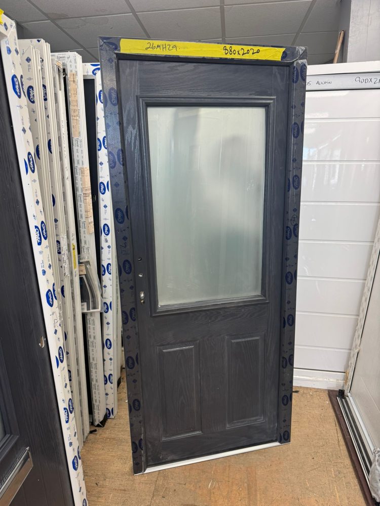 Anthracite Grey Composite Traditional Door 880 x 2020 mm 26MH29