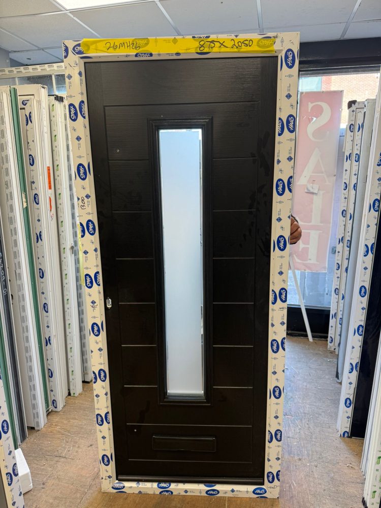 Anthracite Grey Composite Modern Door 875 x 2050 mm 26MH26