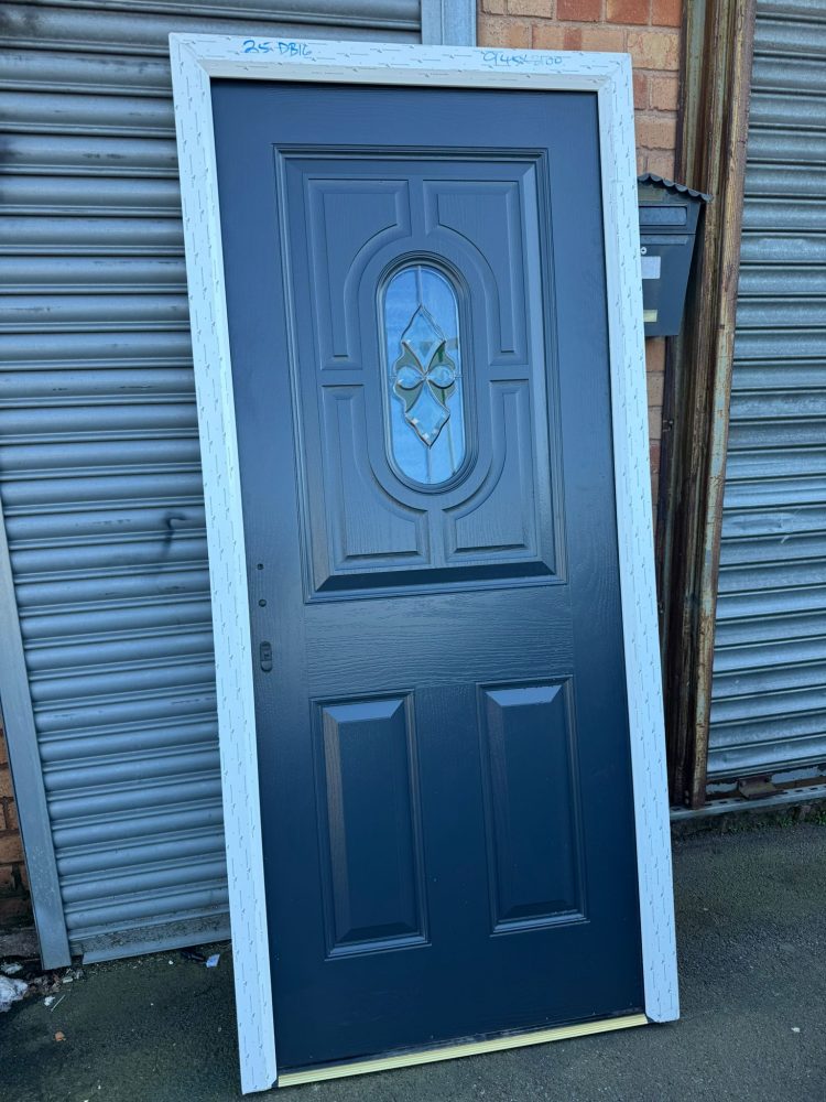 Anthracite Grey Composite Traditional Door 945 x 2100 mm 25DB16