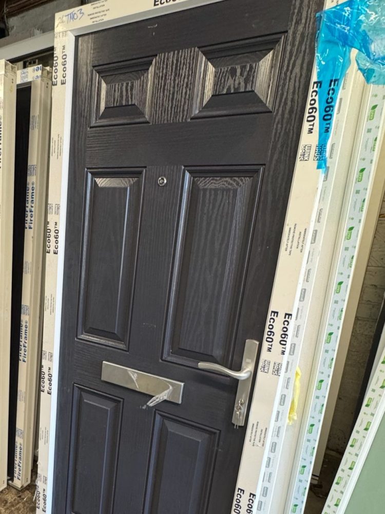 Anthracite Grey Composite Traditional Door 835 x 2010 mm 26TM03