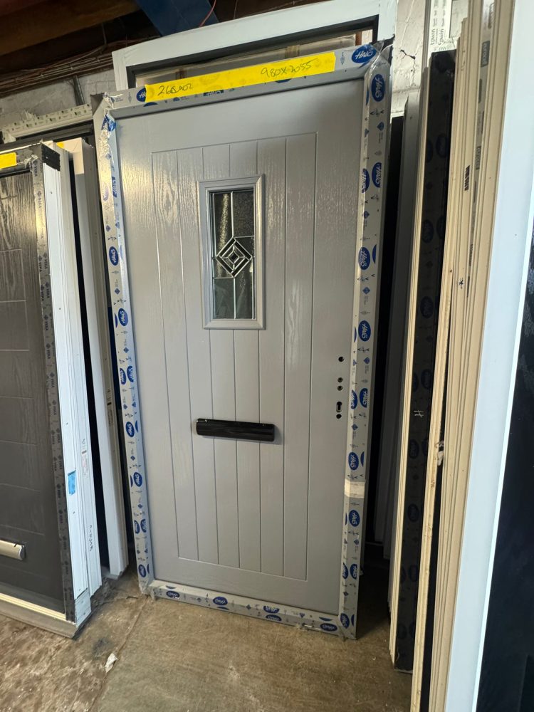 Agate Grey Composite Modern Door 980 x 2055 mm 26CA02
