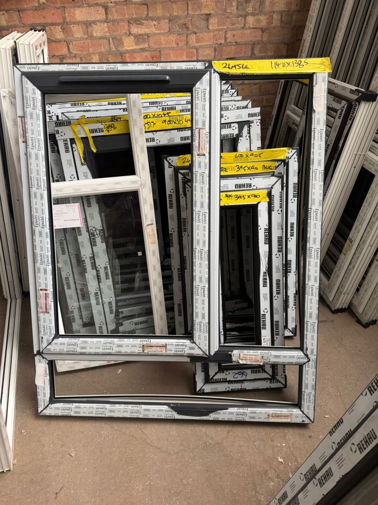 Anthracite Grey Upvc Window 1140 X 1365 mm 26MJ66