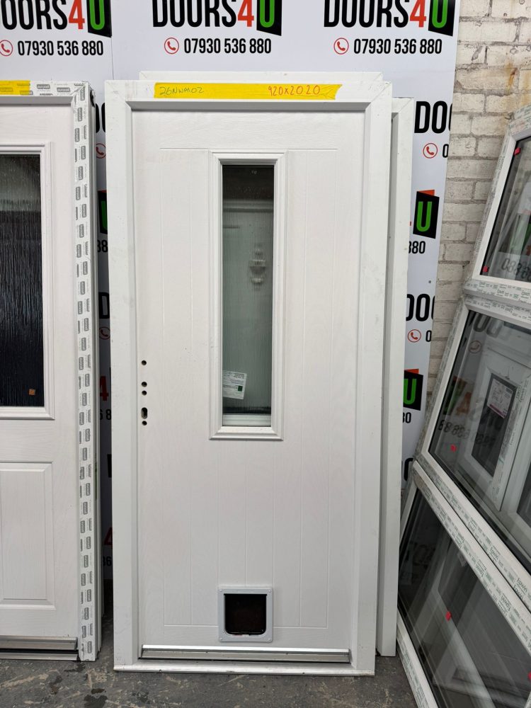 White Composite Modern Door 920 x 2020 mm 26NWA102