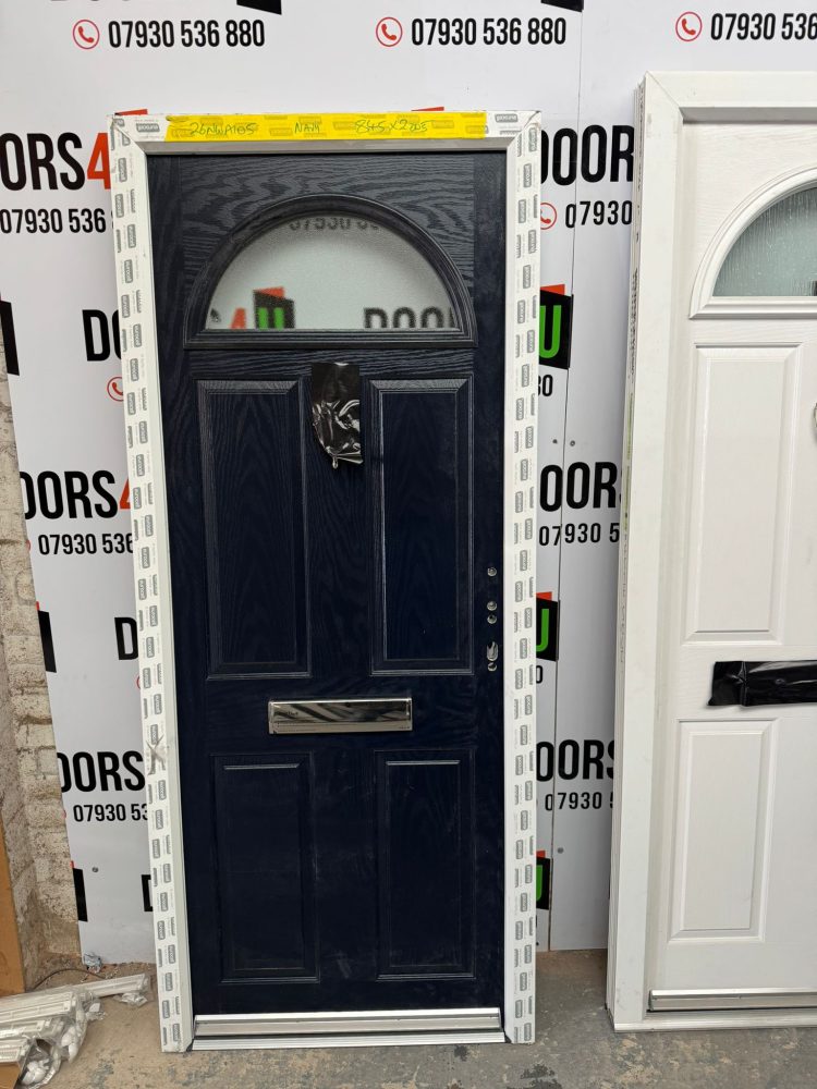 Navy Blue Composite Traditional FD30 Door 845 x 2005 mm 26NWA105