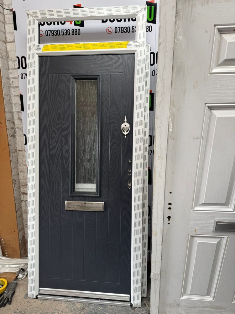 Anthracite Grey Composite Modern Door 920 x 2030/2290 mm 26NWA101