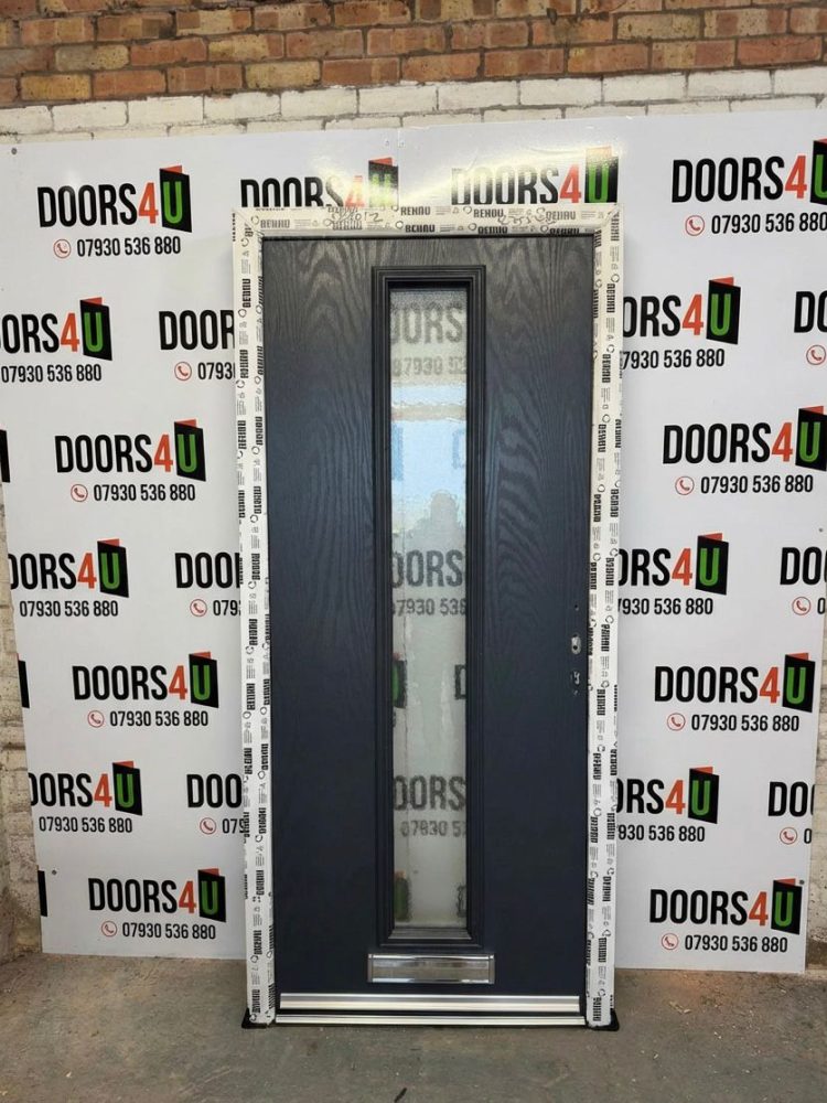 Anthracite Grey Composite Modern Door 895 x 1900 mm 26BA24