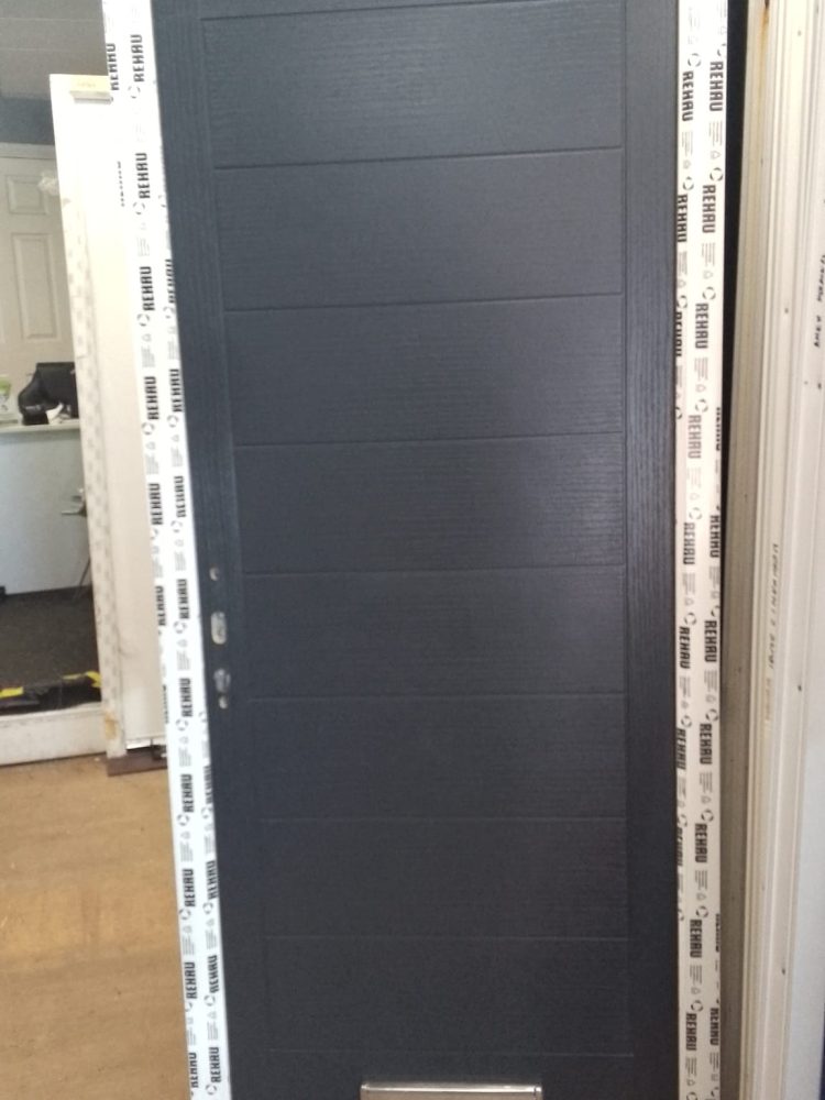 Anthracite Grey Composite Modern Door 875 x 2065 mm 26BA14