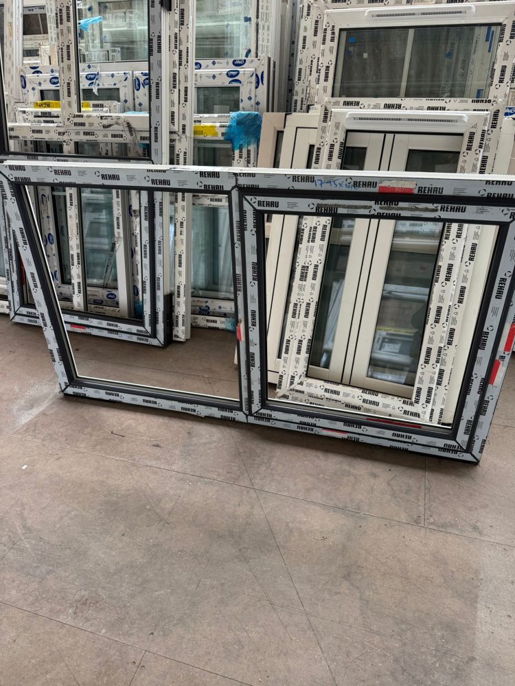 Grey Upvc Window 1795 X 1010 mm