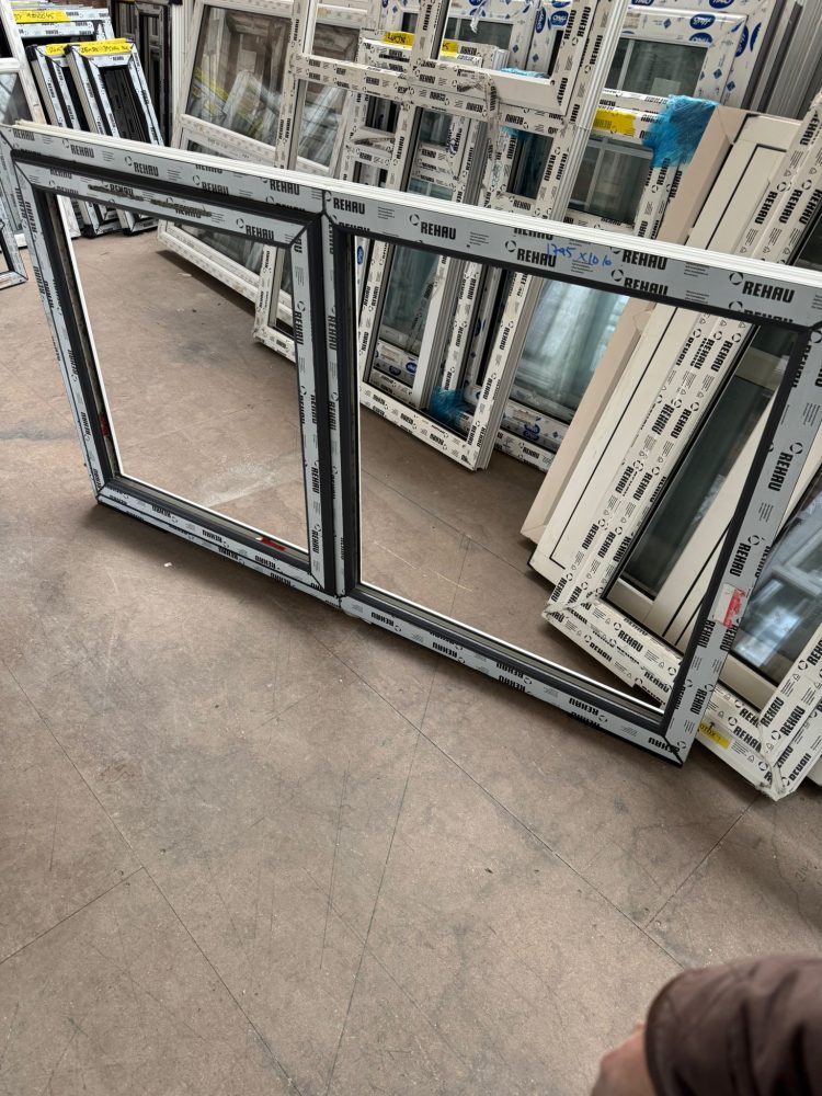 Grey Upvc Window 1795 X 1010 mm