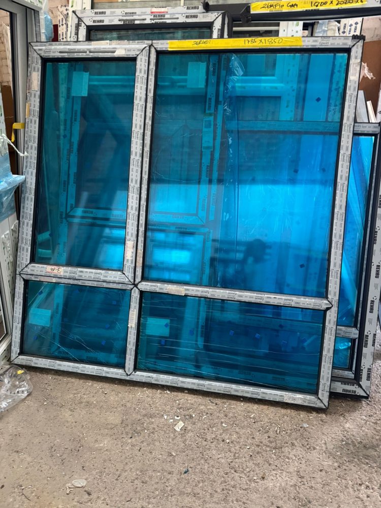 Grey Upvc Window 1785 X 1850 mm 26RG01