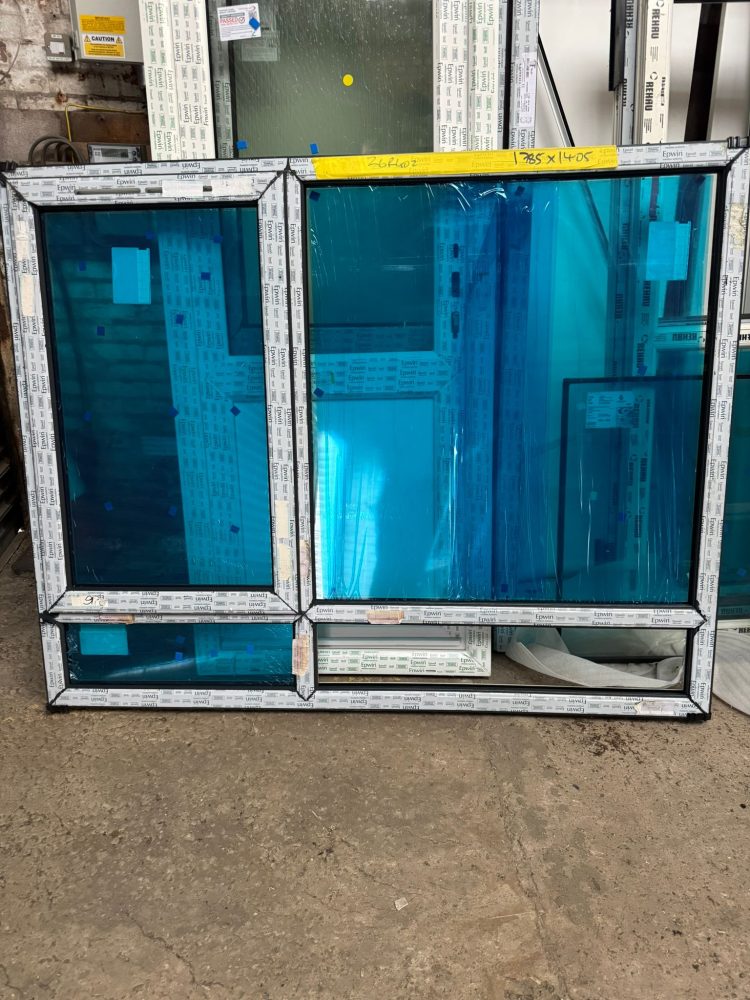 Grey Upvc Window 1785 X 1405 mm 26RG02