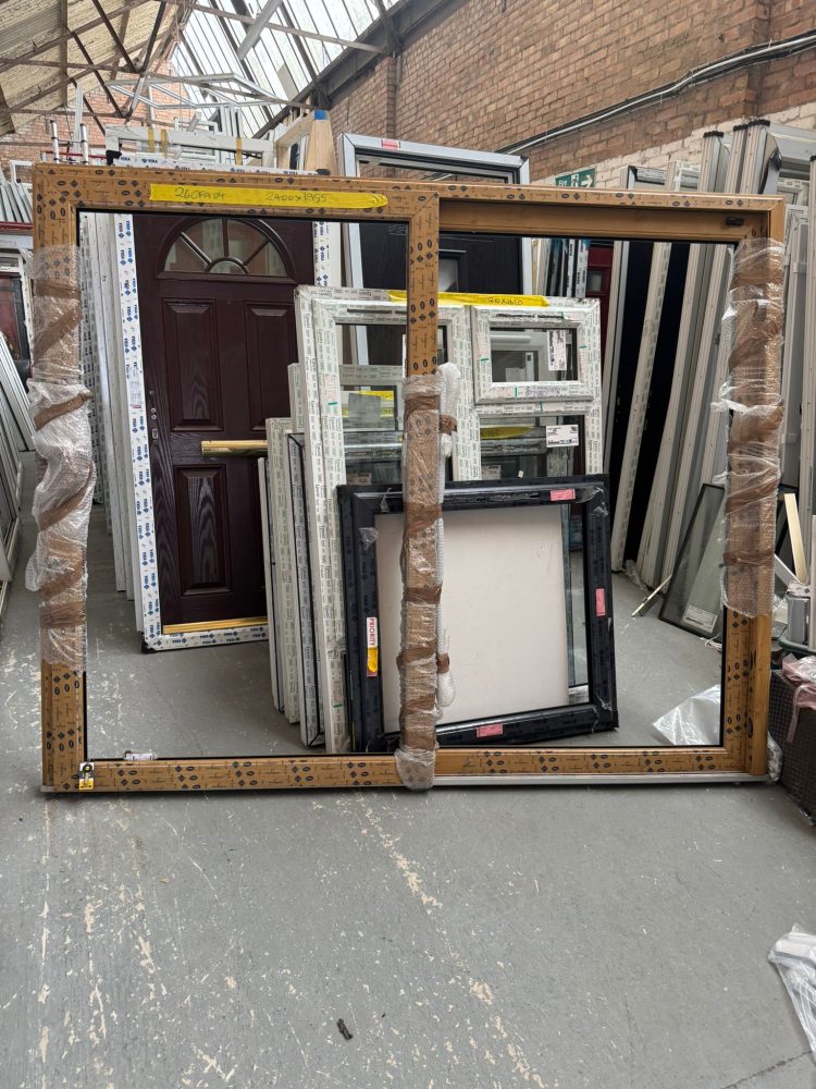 Irish Oak Upvc Sliding Patio Door 2400 x 1955 mm 26CFA04