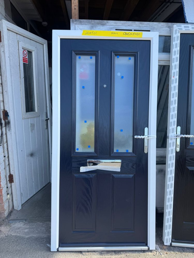 Navy Blue Composite Traditional Door 945 x 1980 mm 26AT01