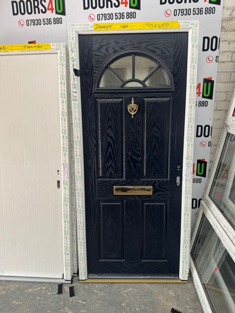 Navy Blue Composite Traditional Door 915 x 2050 mm 26MA04