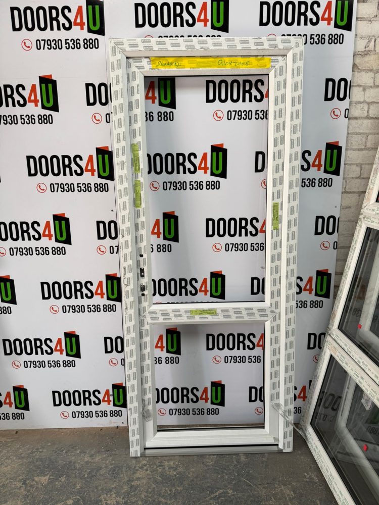 White Upvc Door 910 x 2145 mm 26NWA150