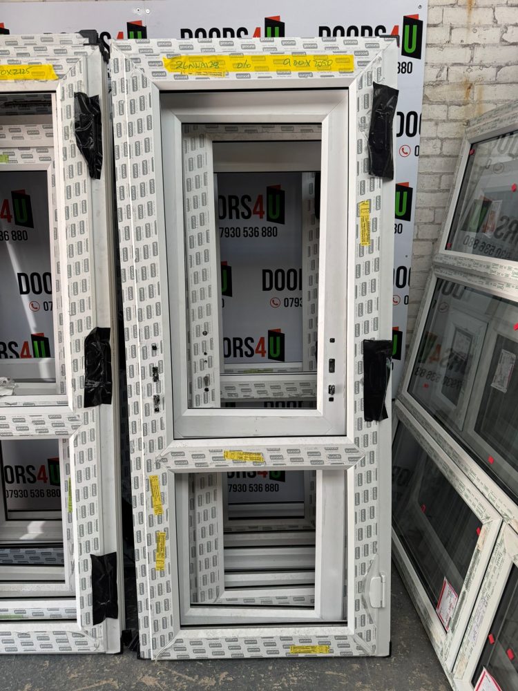 White Upvc Door 900 x 2090 mm 26NWA128