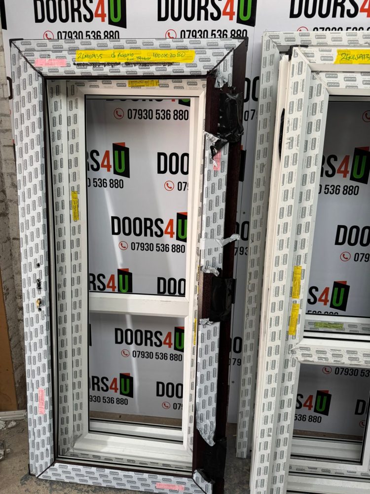 Rosewood Upvc Door 1000 x 2080 mm 26NWA135