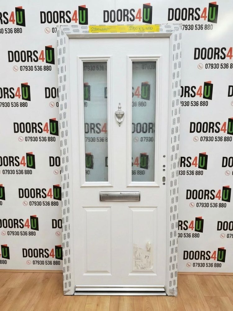 White Composite Traditional Door 880 x 2020 mm 26NWAA07