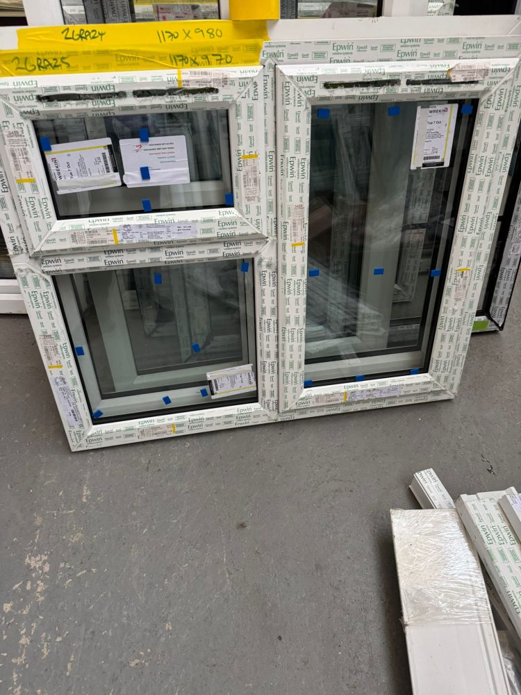 White Upvc Window 1170 X 970 mm 26RA25