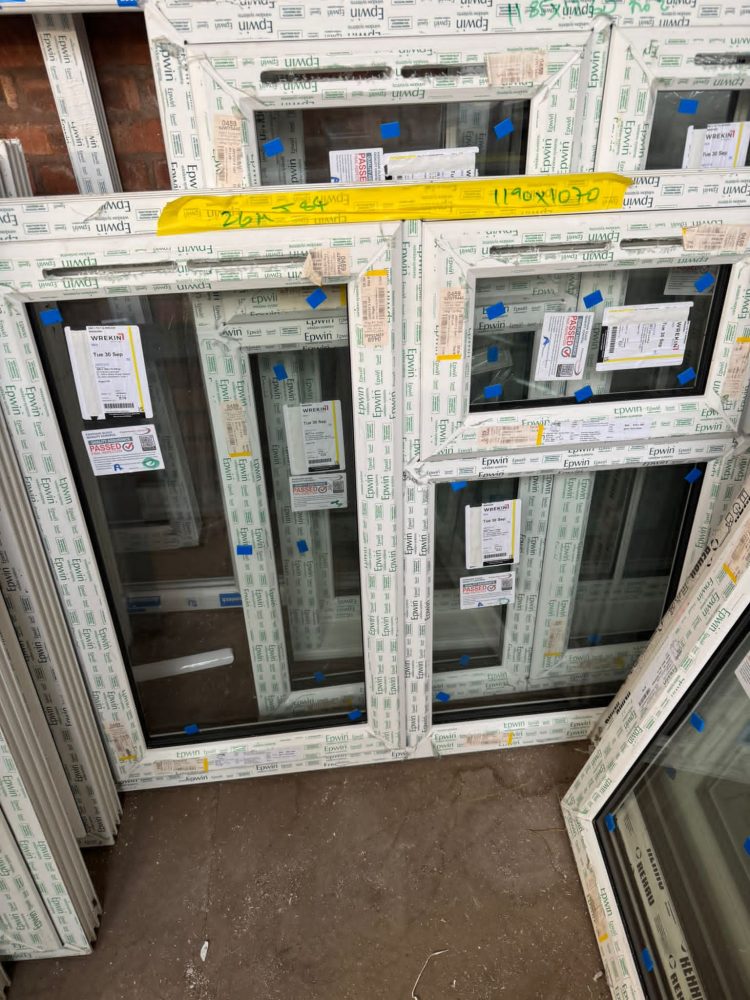 White Upvc Window 1190 X 1070 mm 26MJ84