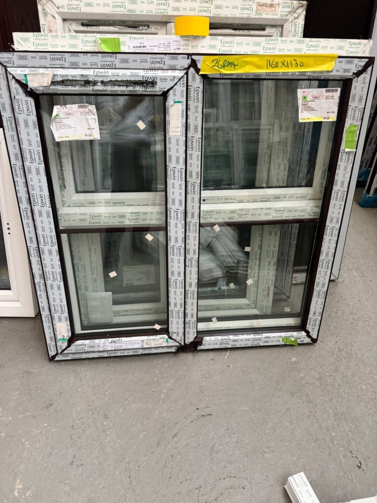 Rosewood Upvc Window 1160 X 1130 mm 26RA14