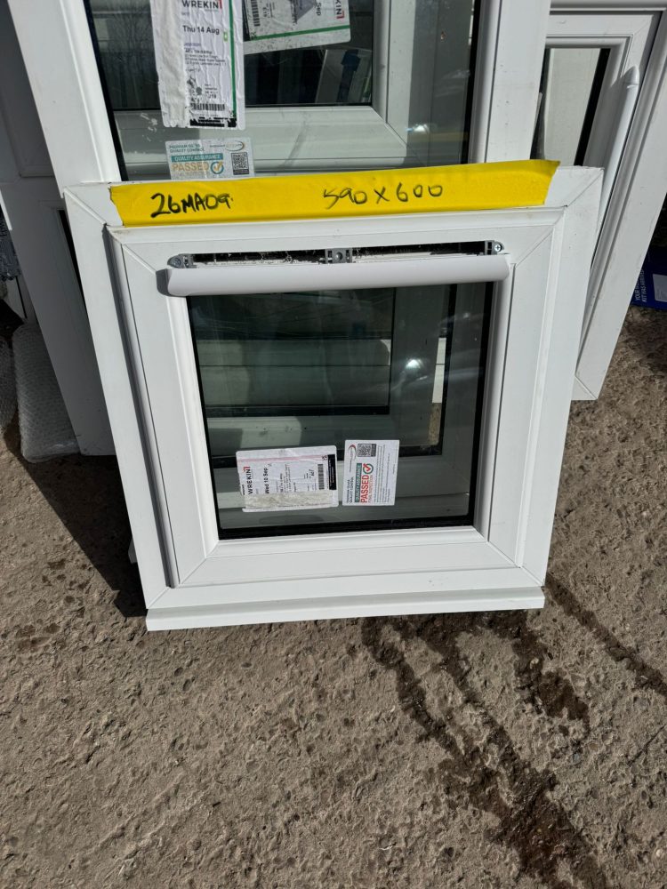 White Upvc Window 590 X 600 mm 26MA09B