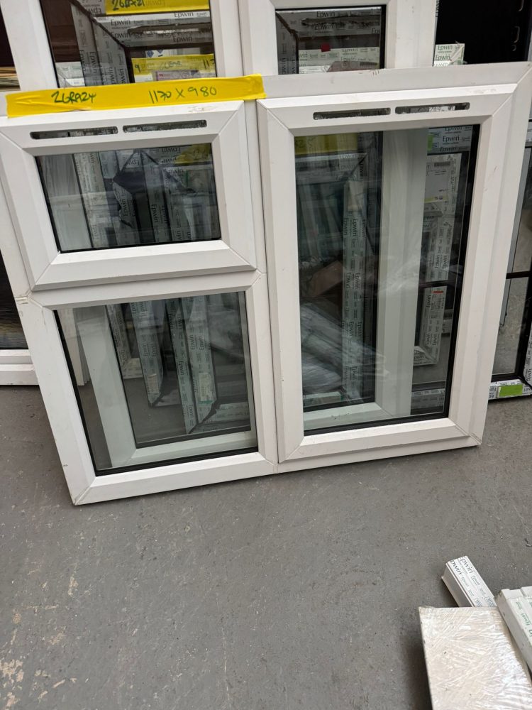 White Upvc Window 1170 X 980 mm 26RA24