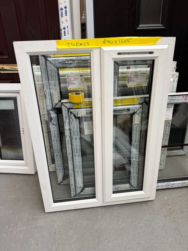 White Upvc Window 890 X 1205 mm 26RA23