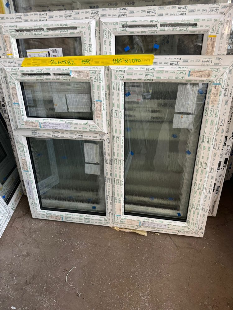 White Upvc Window 1185 X 1070 mm 26MJ82