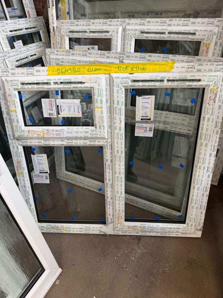 White Upvc Window 1205 X 1100 mm 26MJ80