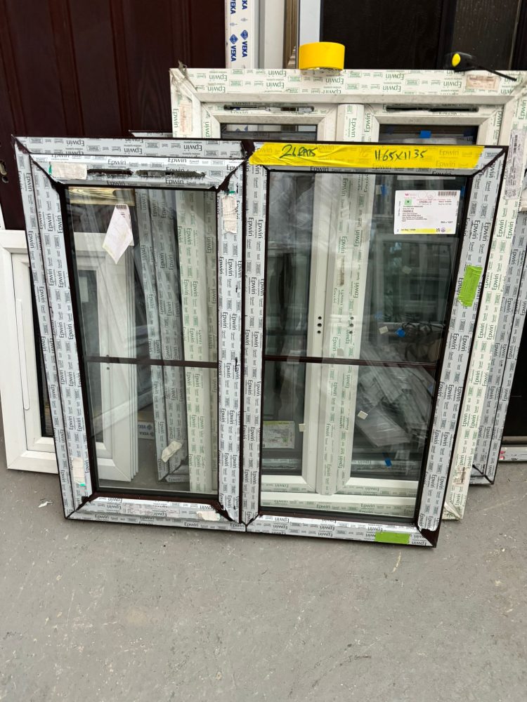 Rosewood Upvc Window 1165 X 1135 mm 26RA15