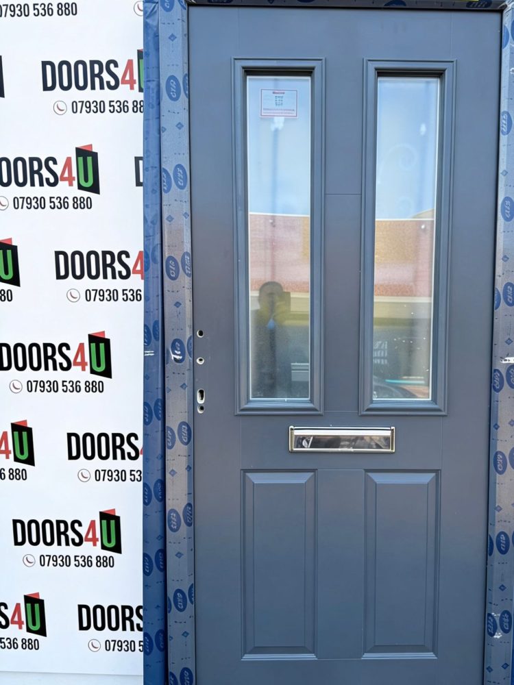 Anthracite Grey Composite Traditional Door 995 x 2075 mm 26HA18