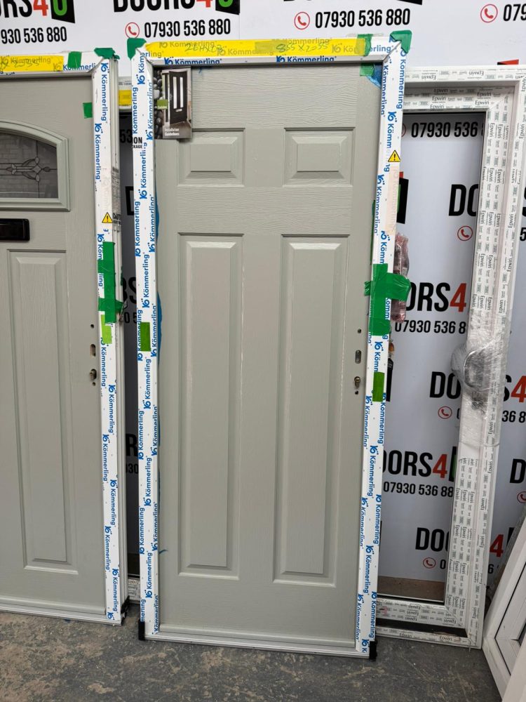 Agate Grey Composite Traditional Door 855 x 2055 mm 26HX03
