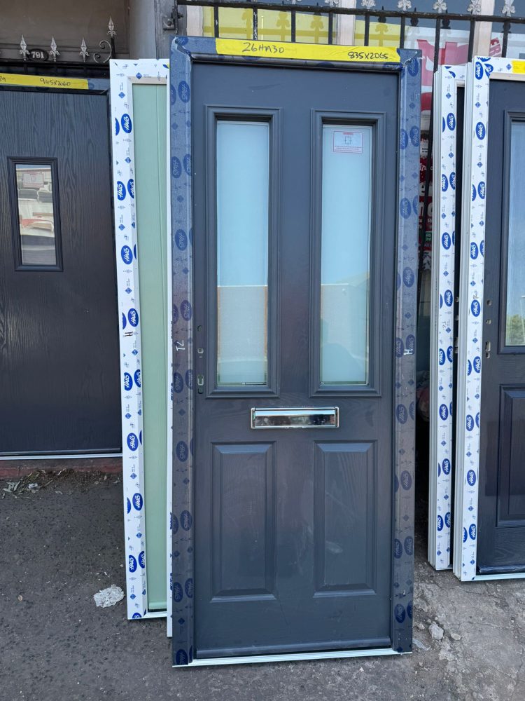 Anthracite Grey Composite Traditional Door 835 x 2065 mm 26HA30