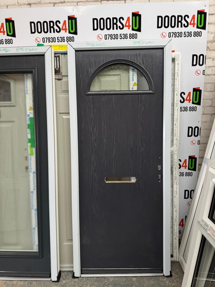 Anthracite Grey Composite Modern Door 875 x 2070 mm 26BDMY02