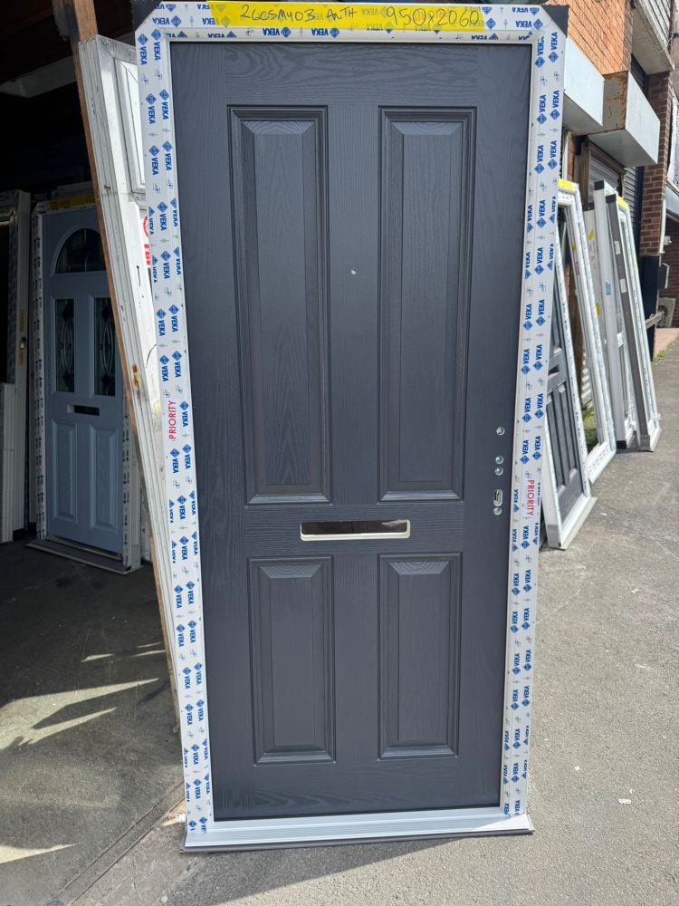 Anthracite Grey Composite Traditional Door 950 x 2060 mm 26CSMY03