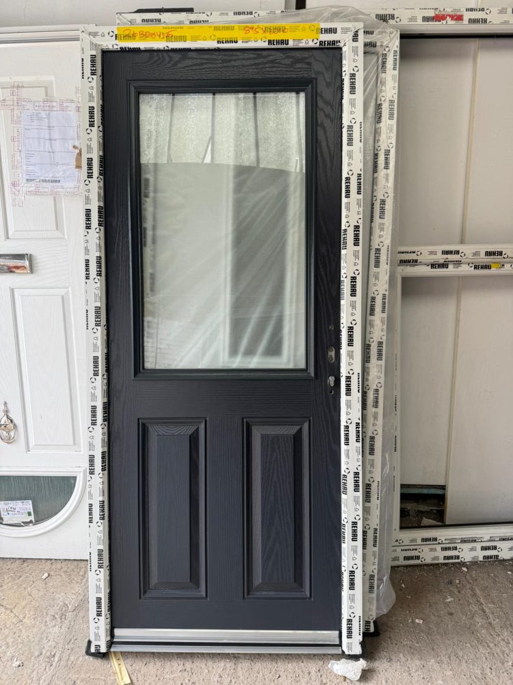 Anthracite Grey Composite Traditional Door 895 x 2010 mm 26BDMY125