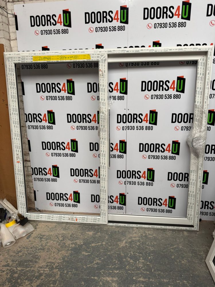 White Sliding Upvc Door 2130 x 1950 mm 26RM101