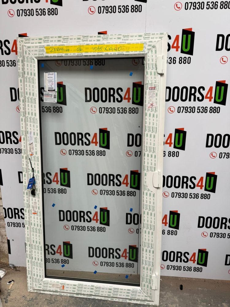White Upvc Door 1065 x 1980 mm 26RM100