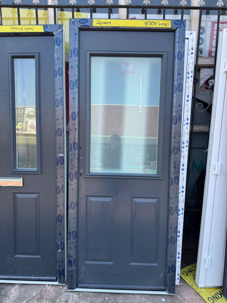 Anthracite Grey Composite Traditional Door 850 x 2080 mm 26HA19
