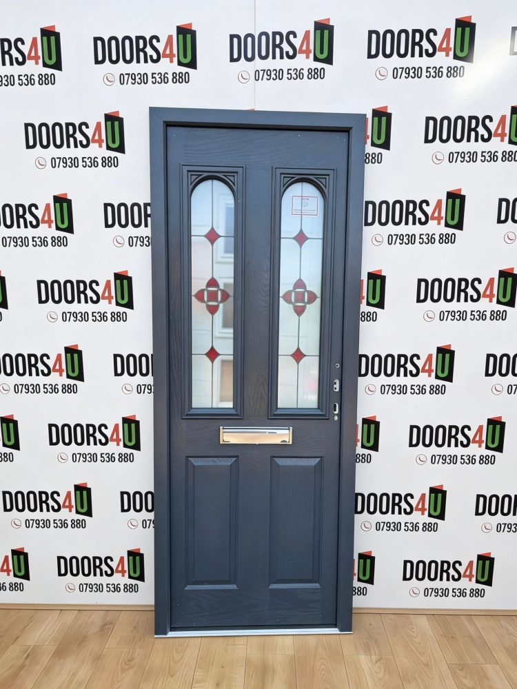 Anthracite Grey Composite Traditional Door 860 x 2055 mm 26HA20