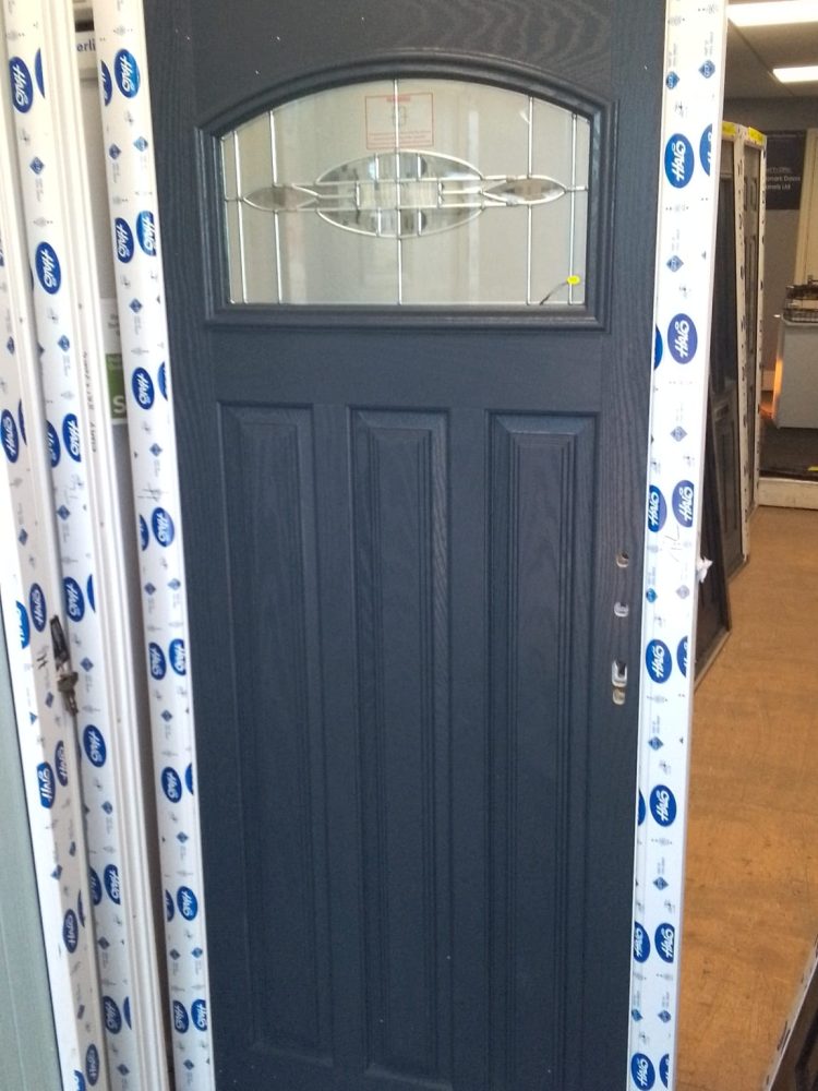 Anthracite Grey Composite Traditional Door 895 x 2040 mm 26HJ14