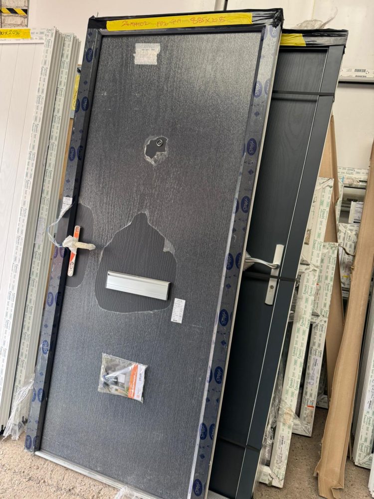 Anthracite Grey Composite Traditional FD30 Door 885 x 2055 mm 26MMY02
